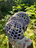 Crochet headwrap  cotton