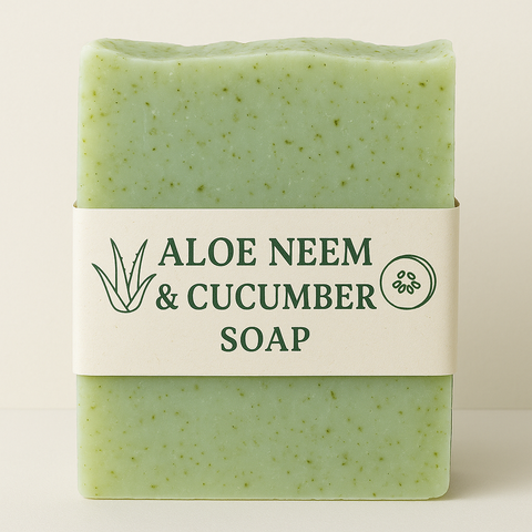 Aloe & Neem Soap (Skin, body, Hair)