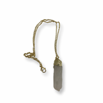 Clear quartz pendent