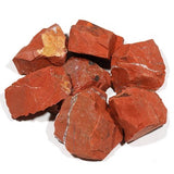 Rough red jasper from Africa